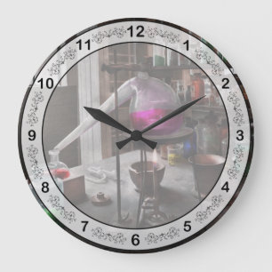 Science - Chemist - Chemistry for Medicine  Large Clock