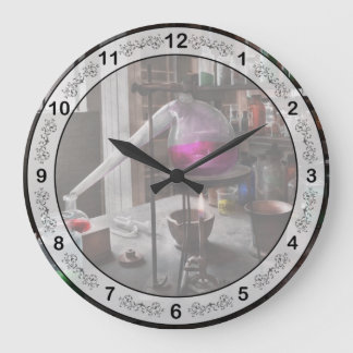 Science - Chemist - Chemistry for Medicine  Large Clock