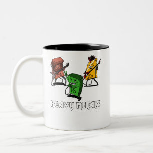 Science Chemistry Heavy Metals Nerd Geek Two-Tone Coffee Mug