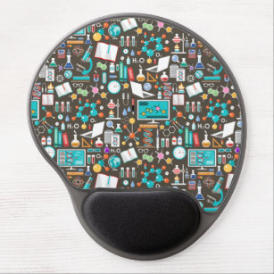 Science / Chemistry Patterned Gel Mouse Pad