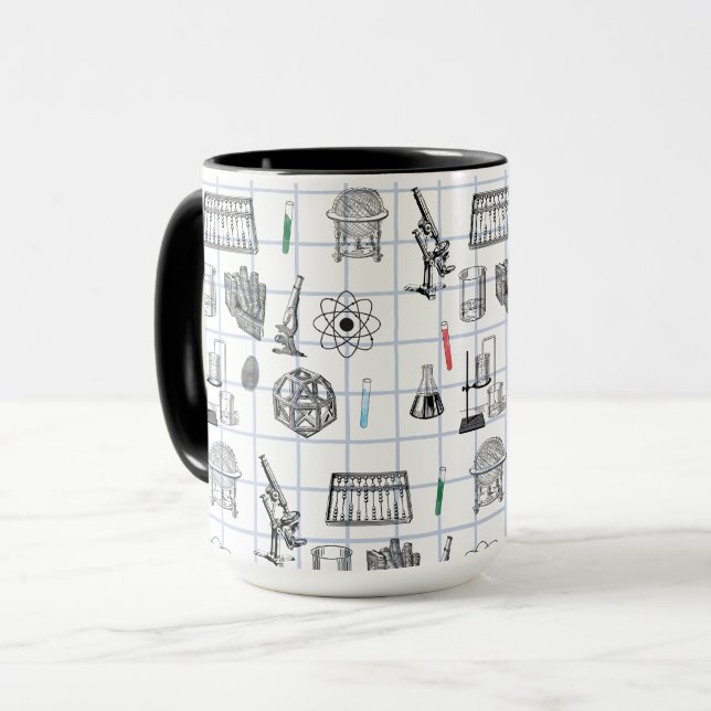 Science Chemistry Scientist Pattern   Mug (Front Left)