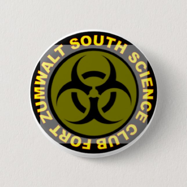 Science Club! 2 Inch Round Button (Front)