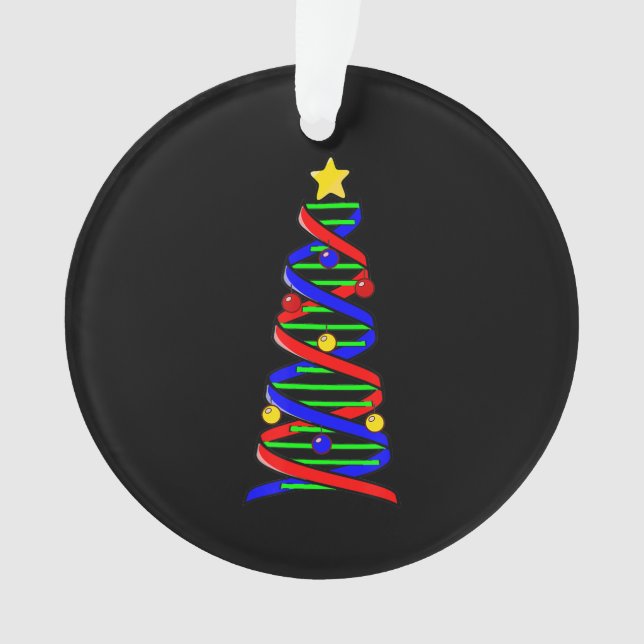 Science de la vie des arbres de Noël de l'ADN de H (devant)