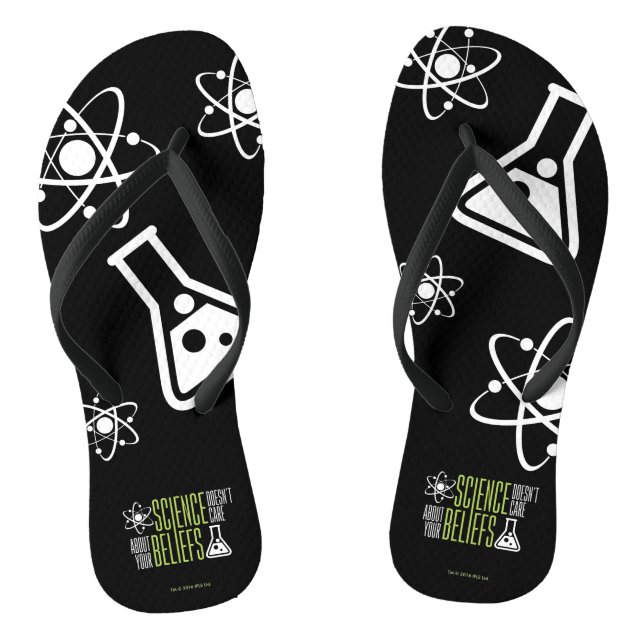 Science Doesn't Care Flip Flops (Footbed)