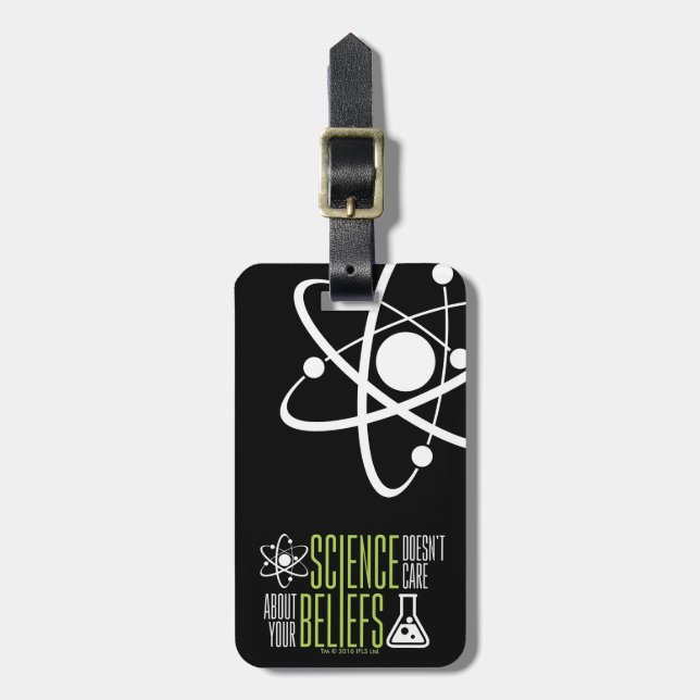 Science Doesn't Care Luggage Tag (Front Vertical)