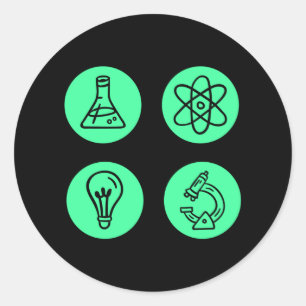 Science Elements Classic Round Sticker
