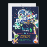 Science Experiment Invitation<br><div class="desc">Put on your lab coat because there will be explosive fun!! A very cool mad science party to celebrate the big day!! all slime is welcome just for one day! Hey science is fun!!</div>