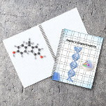 Science Experiments Notebook<br><div class="desc">Keep your experimental plans organized. Icons of science on a grid.</div>