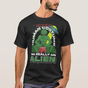 Science Fiction Alien Believer Costume Party Ufo T-Shirt