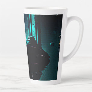 Science Fiction Alien Landscape 103 Latte Mug