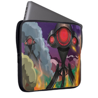 Science Fiction Alien Tripod Attack! Laptop Sleeve