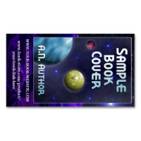 Science-Fiction Author Promotion with Book Cover