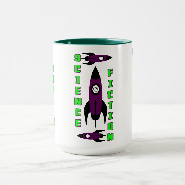 Science Fiction Bookmark Mug (Center)