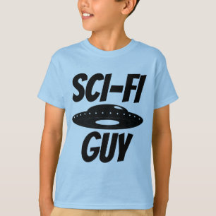 SCIENCE FICTION BOYS UFO SPACE SAUCER T-SHIRTS