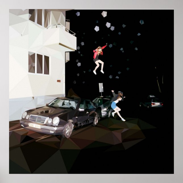 Science Fiction by Brand New  Poly Art Poster (Front)