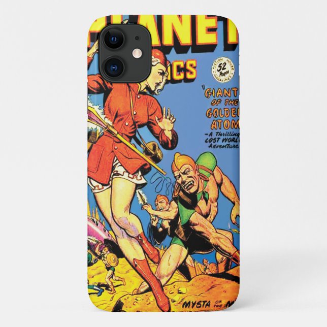 SCIENCE FICTION COMICS FROM THE 40s Case-Mate iPhone Case (Back)