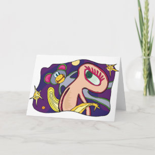 Science Fiction Creature Greeting Cards