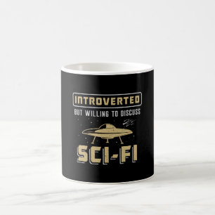 Science Fiction Day Alien Space Science Nerds Gift Coffee Mug
