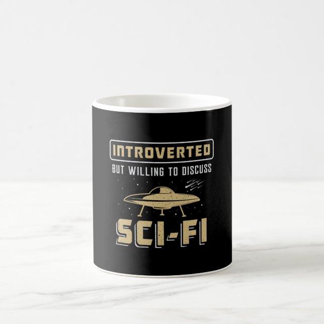 Science Fiction Day Alien Space Science Nerds Gift Coffee Mug (Center)
