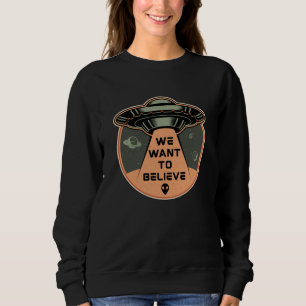 Science Fiction Day Space Science Alien Stars Gift Sweatshirt