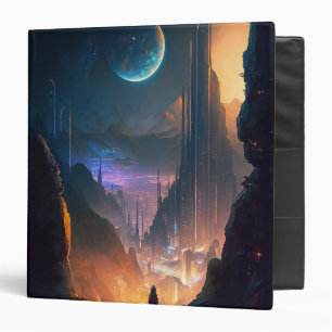 Science Fiction Futuriste Ville 3 Cercle Classeur