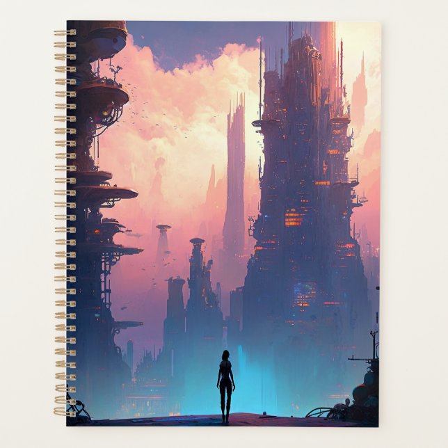 Science Fiction Futuristic City Planner (Front)