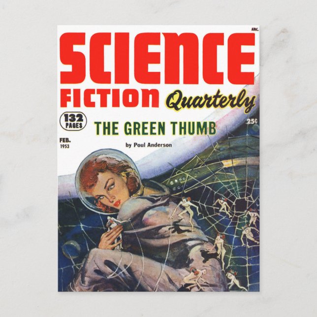 Science Fiction Quarterly 71 postcard (Front)