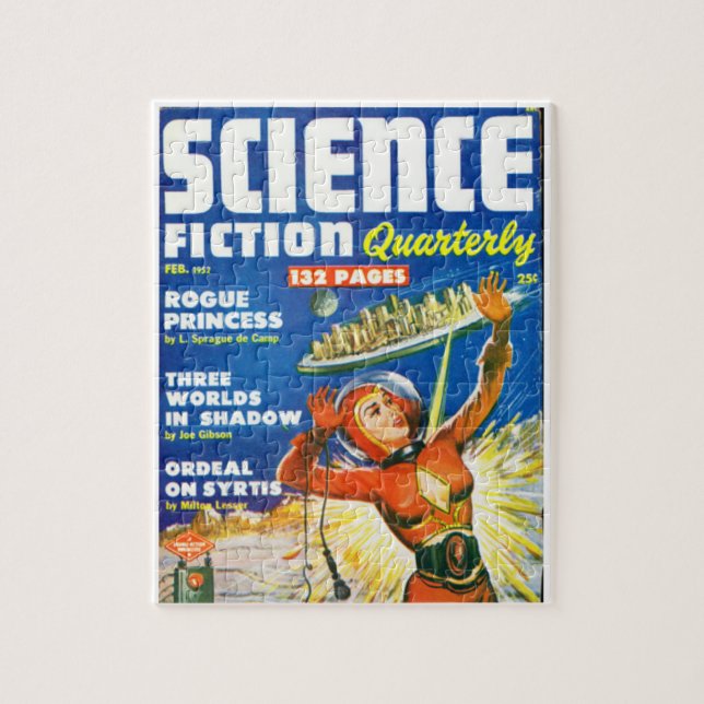 Science Fiction Quarterly Jigsaw Puzzle (Vertical)