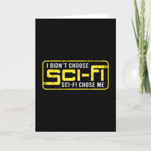 Science Fiction Space Ufo Sci-Fi Alien Funny Gift Card