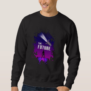 Science Fiction Ufo Space Alien Rocket Funny Gift Sweatshirt