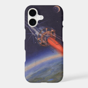 Science-fiction vintage, fusée de science-fiction 