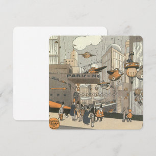 Science-fiction vintage, Paris, France Invitation