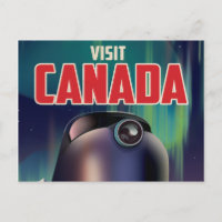 Science fiction Visit Canada travel poster