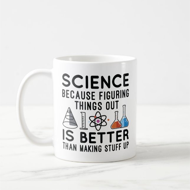 Science Figuring Things Out Coffee Mug (Left)