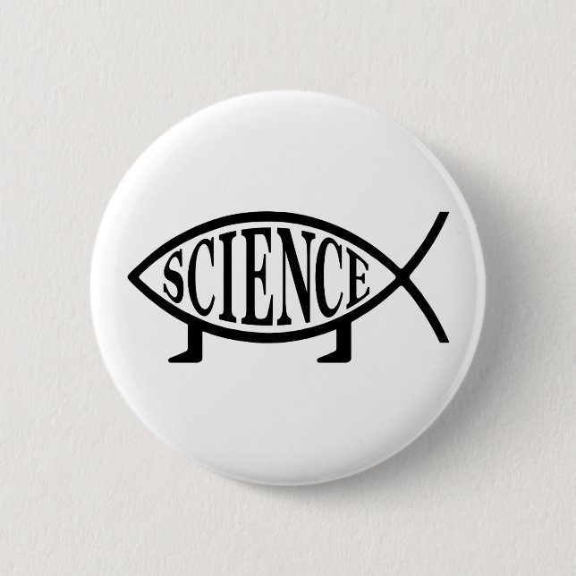 Science Fish 2 Inch Round Button (Front)