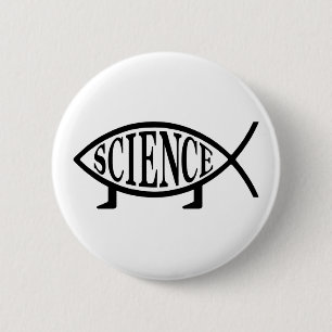 Science Fish 2 Inch Round Button