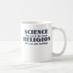 Science flies you to the moon coffee mug