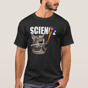 Science Funny Cat Physics Lover T-Shirt