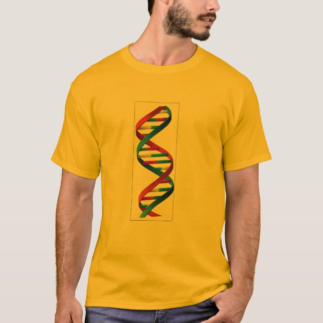 science geek gene sequence gnome dna T-Shirt (Front)