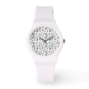 Science Geek Nerd Pattern Watch