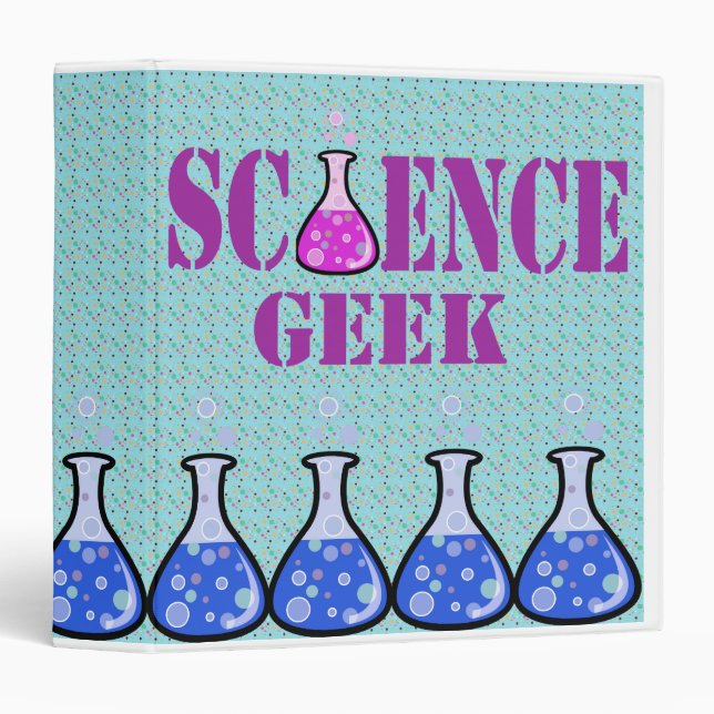 science geek notebook binder (Front/Spine)