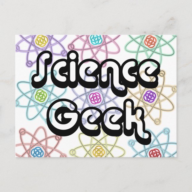 Science Geek Postcard (Front)