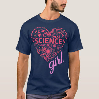 Science Girl Who Loves Science Daughter Toddler Si T-Shirt