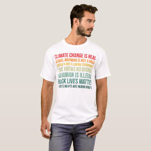 Science Global Warming Climate Change Is Real T-Shirt