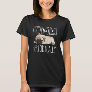 Science I Nap Periodic Table Meme Meh Dog T-Shirt