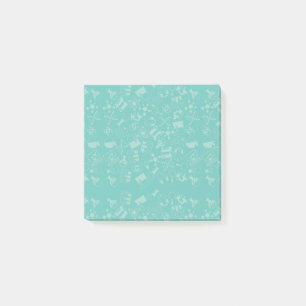 Science Icons Pattern Post-it Notes