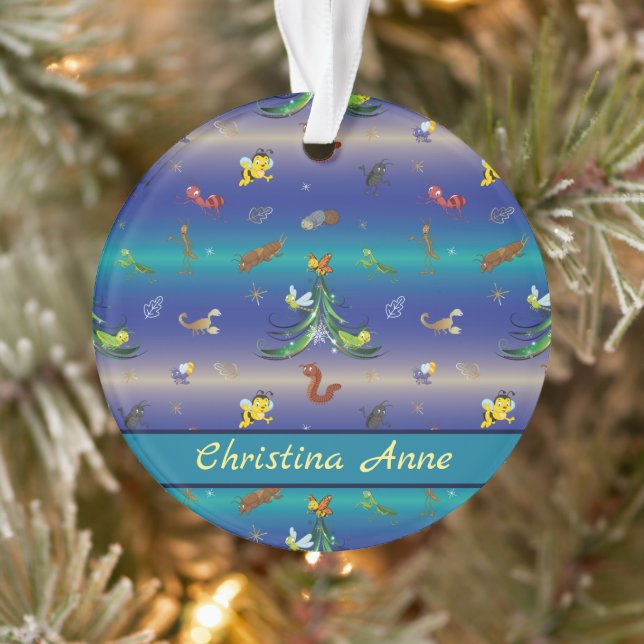 Science, Insect Bug Lover Christmas Tree Ornament (Tree)