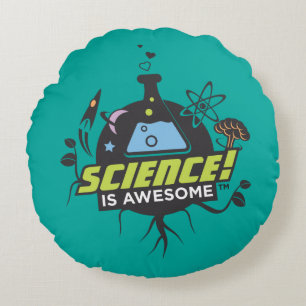 Science Is Awesome Round Pillow
