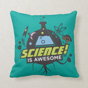 Science Is Awesome Throw Pillow