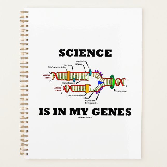 Science Is In My Genes DNA Replication Planner (Front)